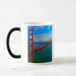 Taza de café Morphing de puente Golden Gate