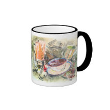 Taza de café "muy caliente"
