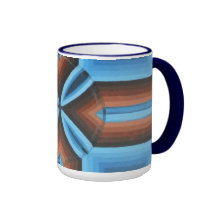 Taza de café óptica del arte