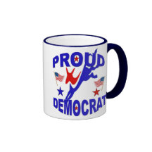 Taza de café orgullosa de Demócrata