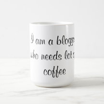 Taza de café para el blogger