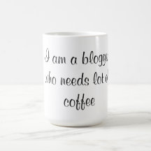 Taza de café para el blogger