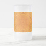 taza de café provencal anaranjada
