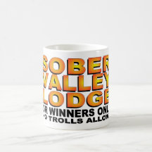Taza de café sobria del centro de rehabilitación d