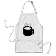 Taza de café/taza - cocido al vapor de la bebida a delantales