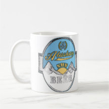 taza de cerveza de Alaska del sol