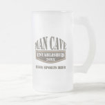 Taza de cerveza de la cueva del hombre tazas