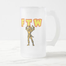 Taza de cerveza de la victoria de FTW
