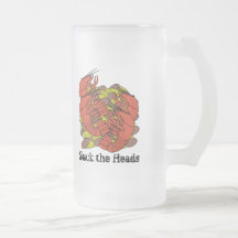 Taza de cerveza de los cangrejos