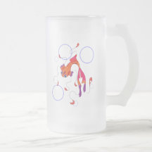 Taza de cerveza de los pescados