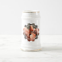 Taza de cerveza del diseño del flamenco