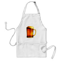Taza de cerveza delantales