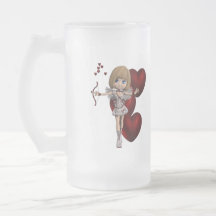 Taza de cerveza helada Cupid