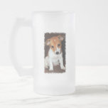 Taza de cerveza helada del perro de perrito de Jac