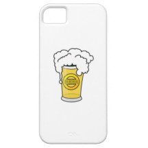 Taza de cerveza iPhone 5 cárcasa