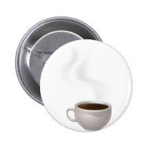 Taza de cocer el café al vapor pin