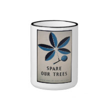 Taza de Coffe de la hoja del árbol