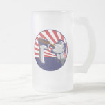 Taza de consumición de la cerveza patriótica de lo
