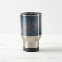 Taza de cristal congelada del viaje