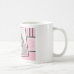 Taza de encargo del damasco y de la foto del bebé 
