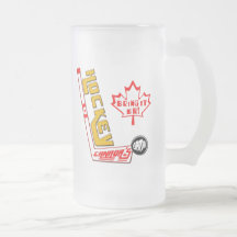 Taza de encargo del hockey de Canadá
