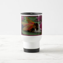 Taza de hadas del viaje de Sheltie