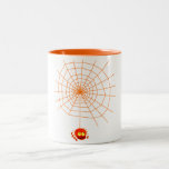 Taza de Halloween del Web de araña