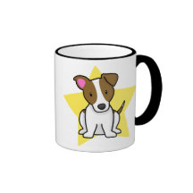 Taza de Jack Russell Terrier de la estrella de Kaw