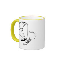 Taza de Jaguar que se lanza en paracaídas