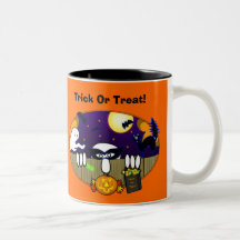 Taza de Kilroy del truco o de la invitación