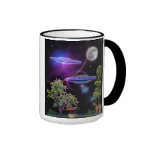 Taza de la abducción del UFO