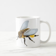 Taza de la abeja de la miel