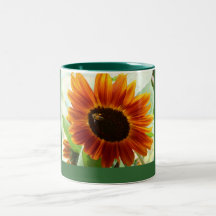 TAZA DE LA ABEJA DEL GIRASOL