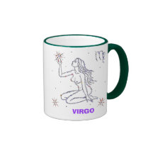 Taza de la astrología del virgo