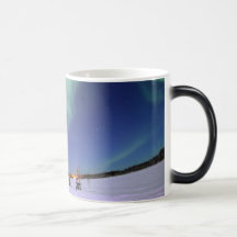 Taza de la aurora boreal