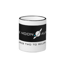 Taza de la aurora de la luna azul