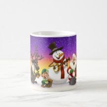 Taza de la banda de jarro del navidad