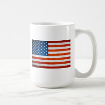 Taza de la bandera americana