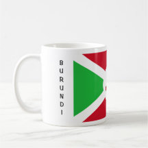 Taza de la bandera de Burundi