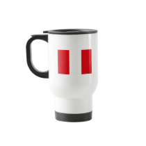 Taza de la bandera de Perú