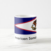 Taza de la bandera del estado de American Samoa