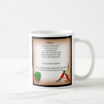 Taza de la bebida de la receta de la salsa