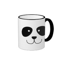Taza de la cara de la panda