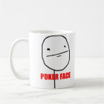 Taza de la cara de póker