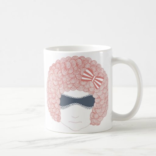 taza de la cara del chica