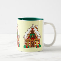 Taza de la casa de pan de jengibre