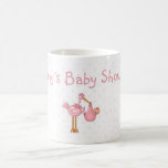 Taza de la cigüeña del chica