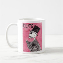 Taza de la "élite" con el esqueleto