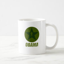 Taza de la estrella del ejército de Obama tazas