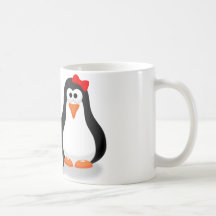 Taza de la familia del pingüino